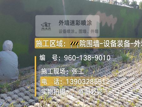 东城外墙迷彩漆材料价约 45-60 元 /k