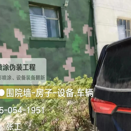 东城数码迷彩漆施工